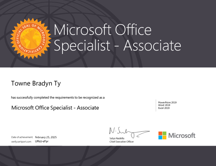 Microsoft Specialist Certification